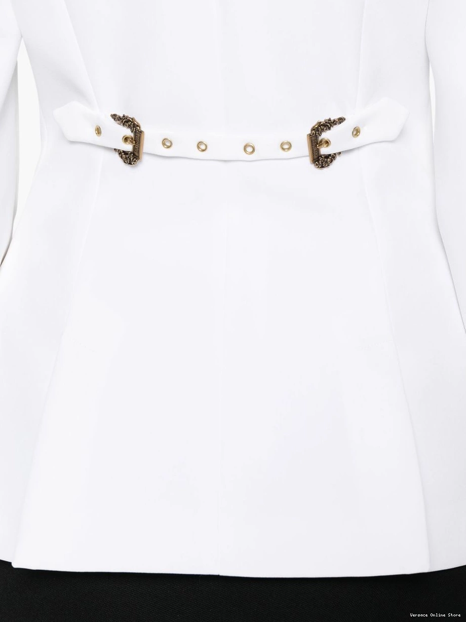Affordable Couture Women single-breasted blazer Jeans Versace fitted 0728